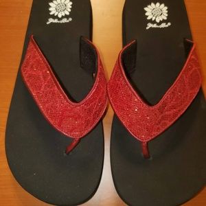 Yellow Box Flip Flops